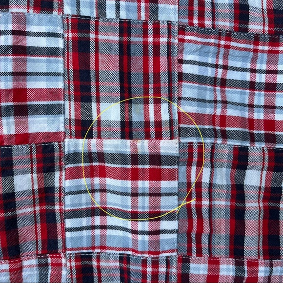 •Hartstrings• Girl's Sleeveless Madras Plaid Top - Size 6X - Picture 6 of 7